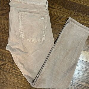 Rag & Bone tomboy tan cord jeans 28